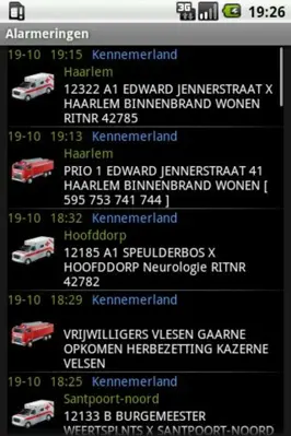 AlarmeringDroid android App screenshot 0